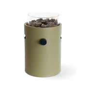 Lumi Verde Oliva - Chimenea de Gas de Sobremesa