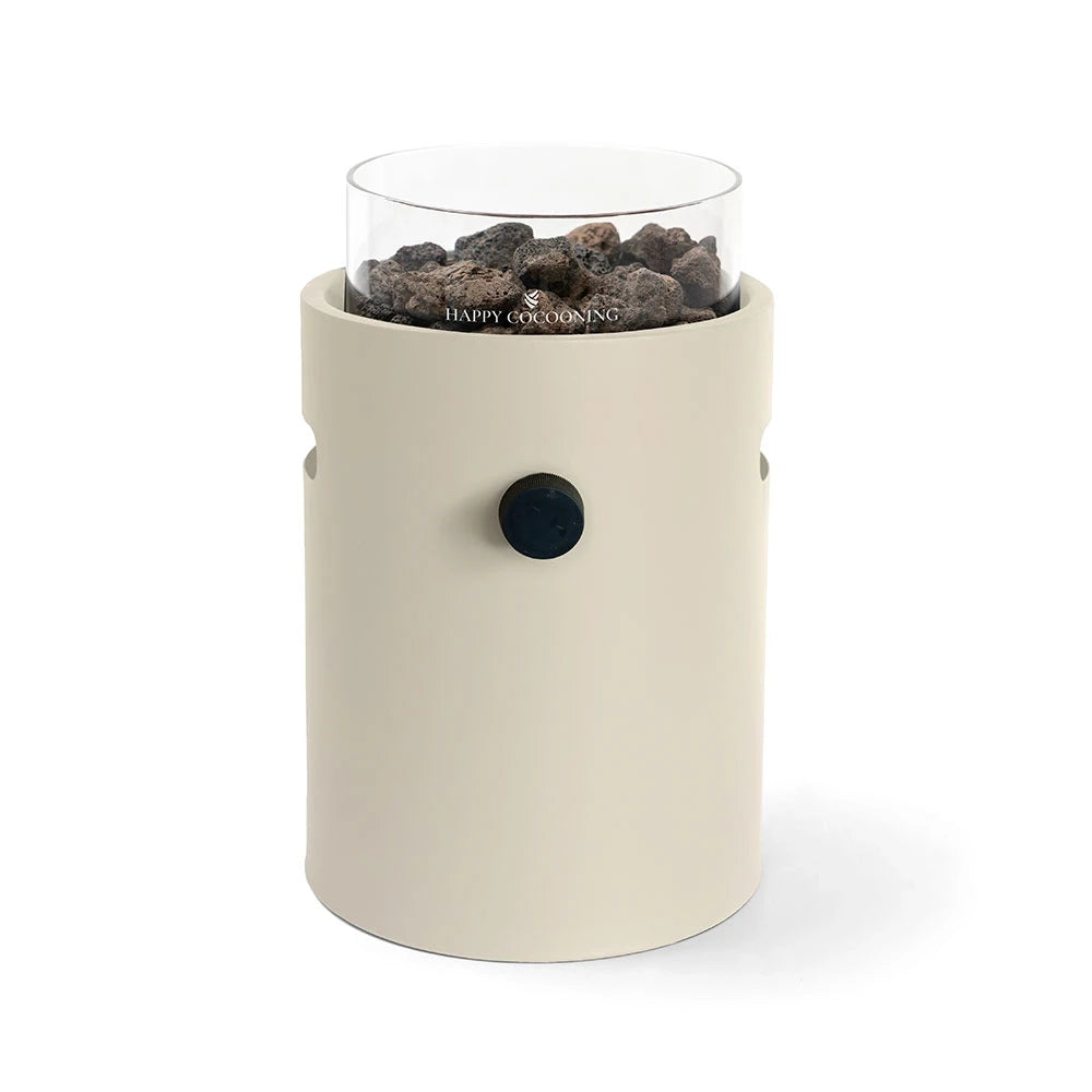 Lumi Oyster Beige - Chimenea de Gas de Sobremesa