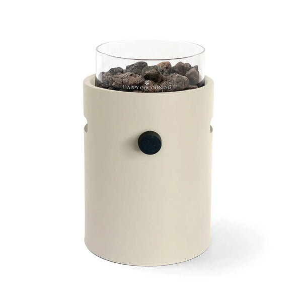Lumi Oyster Beige - Chimenea de Gas de Sobremesa