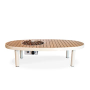 Riviera 140 Oyster Beige - Mesa Chimenea de gas