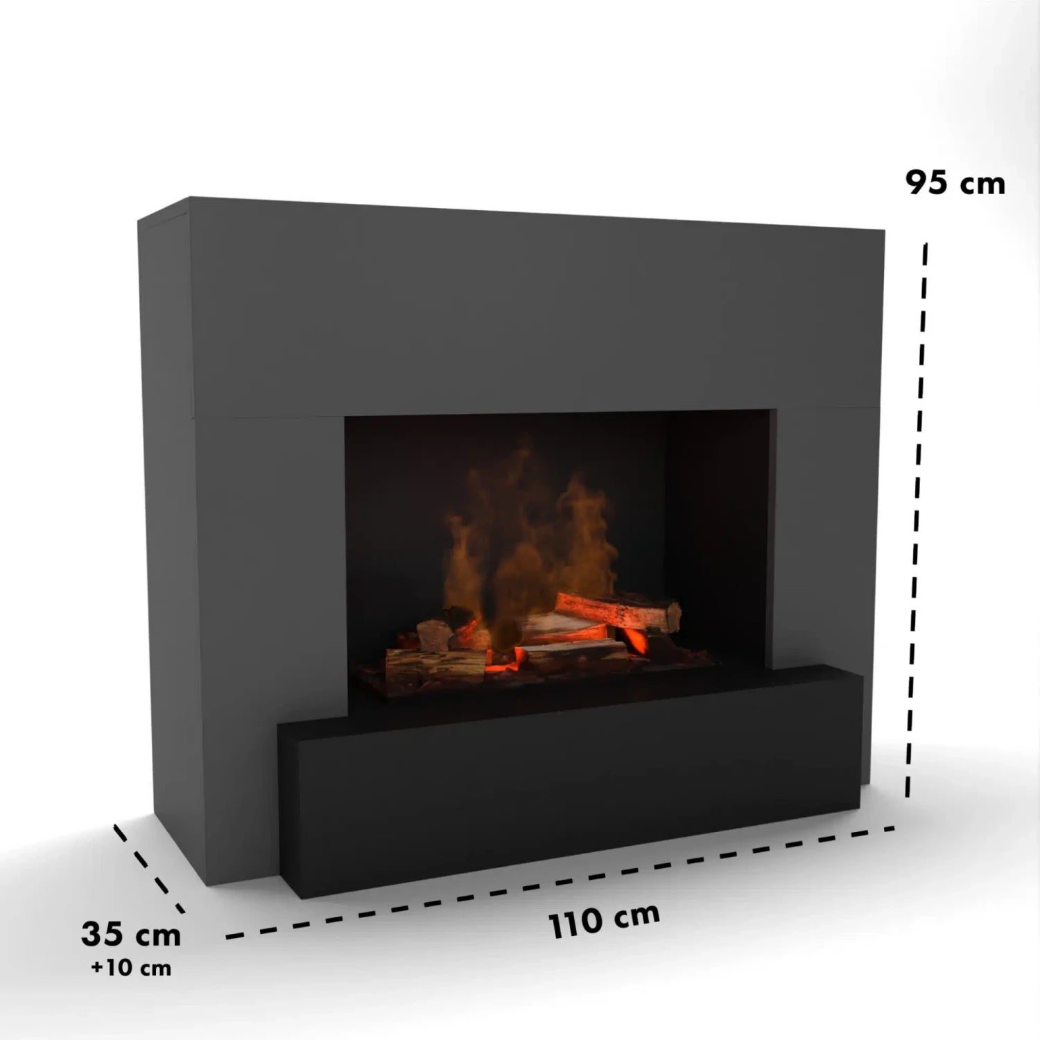 Chimenea híbrida Hauptmann – Gris