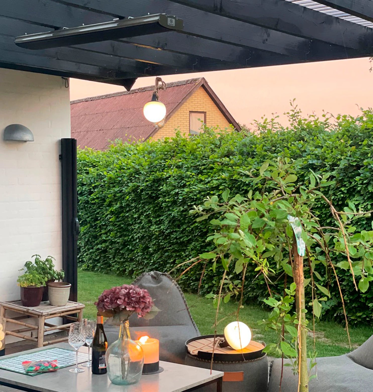 heation Heatbar 1000, calefactor eléctrico de pared para terraza