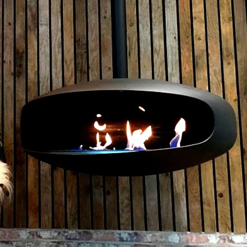 Hein & Haugaard ceiling hanging fireplace