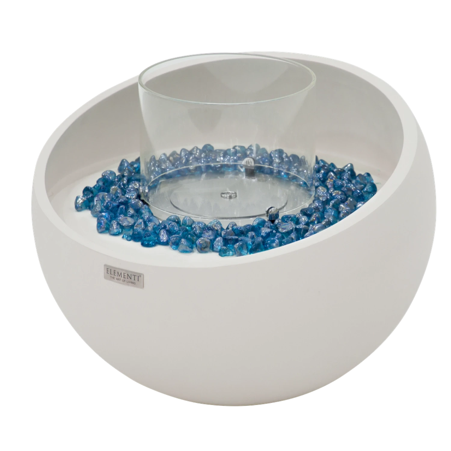FIRENZE Cuenco de Bioetanol – Blanco Crema