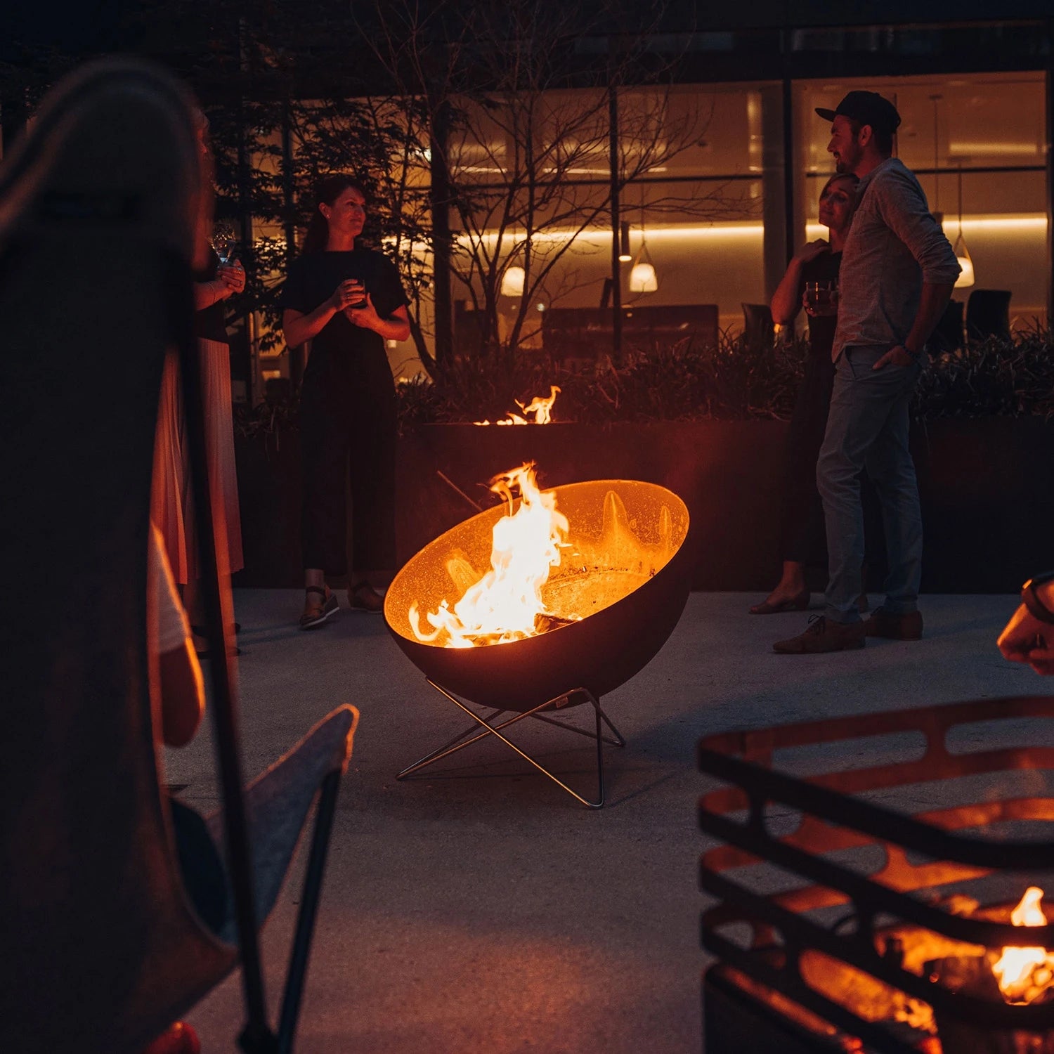 Höfats BOWL 70 Fire Bowl with Star Stand
