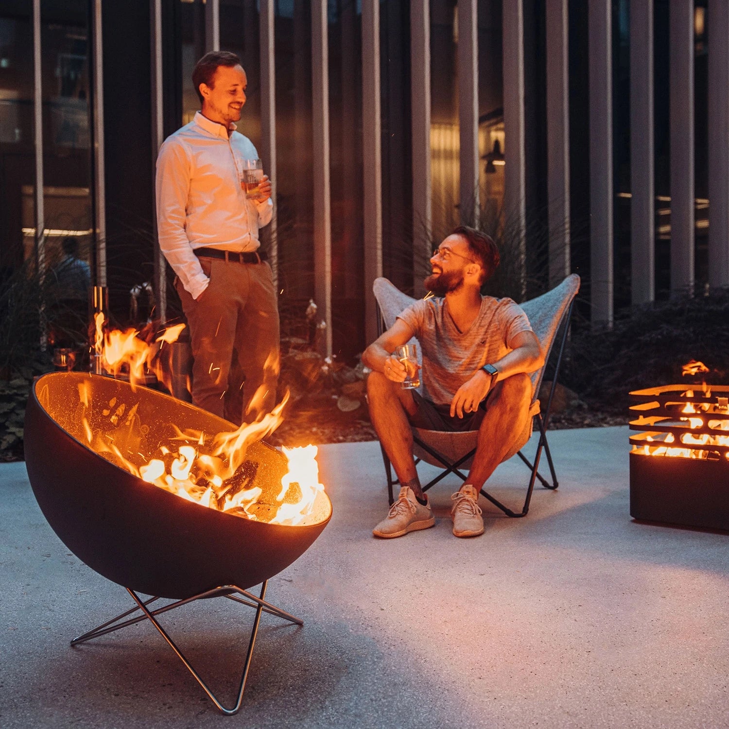 Höfats BOWL 70 Fire Bowl with Star Stand