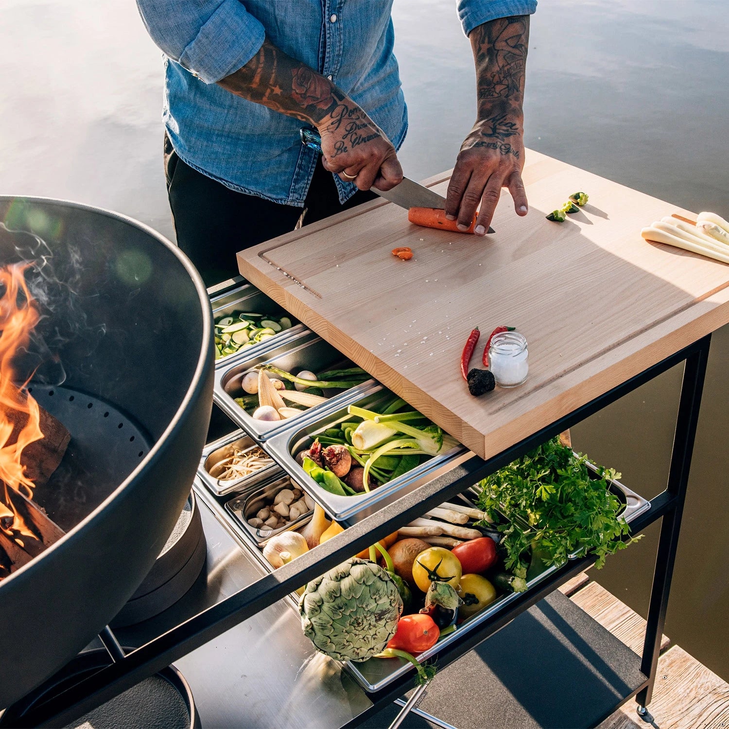 Höfats FIRE KITCHEN Stainless Steel Container Set (5 pcs)