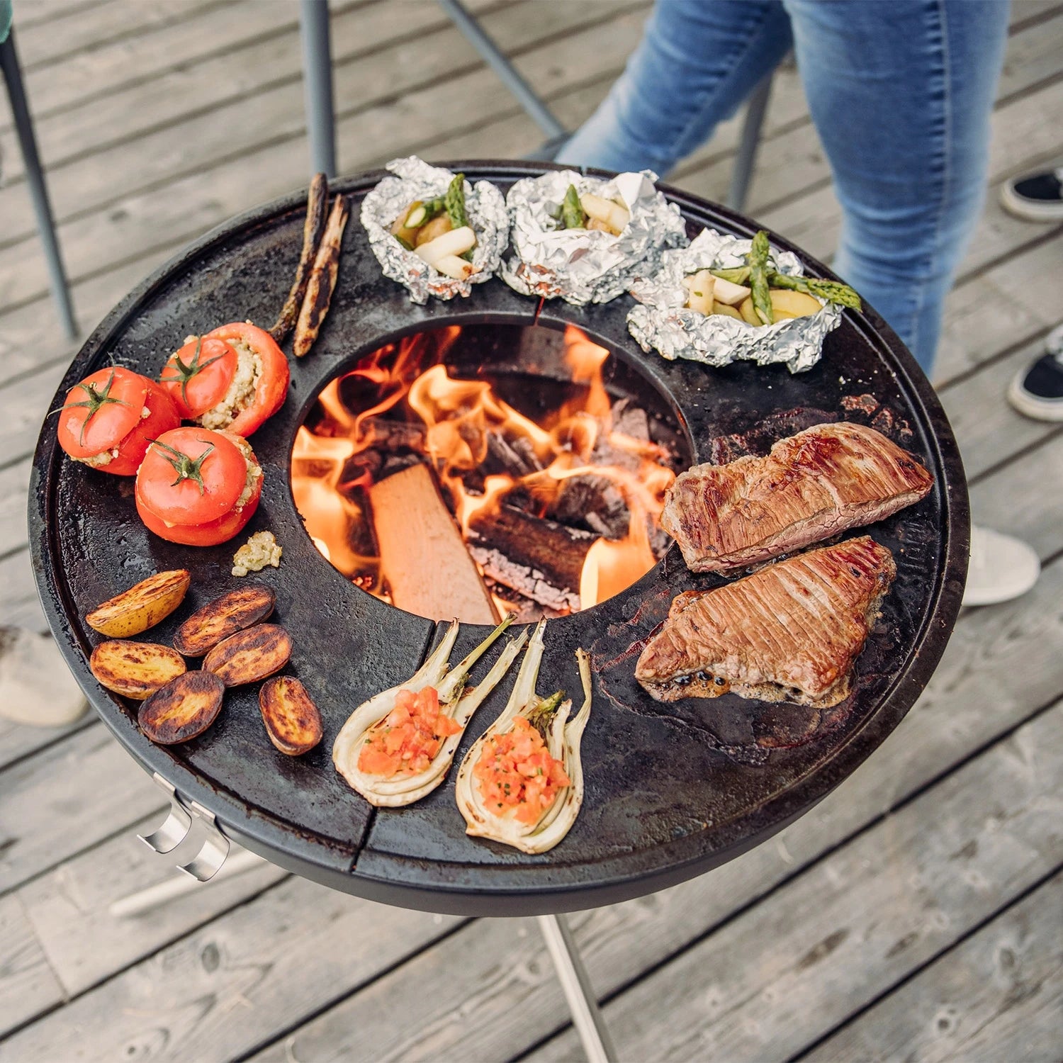 Höfats BOWL 57/70 Plancha Cast Iron Grill Plate