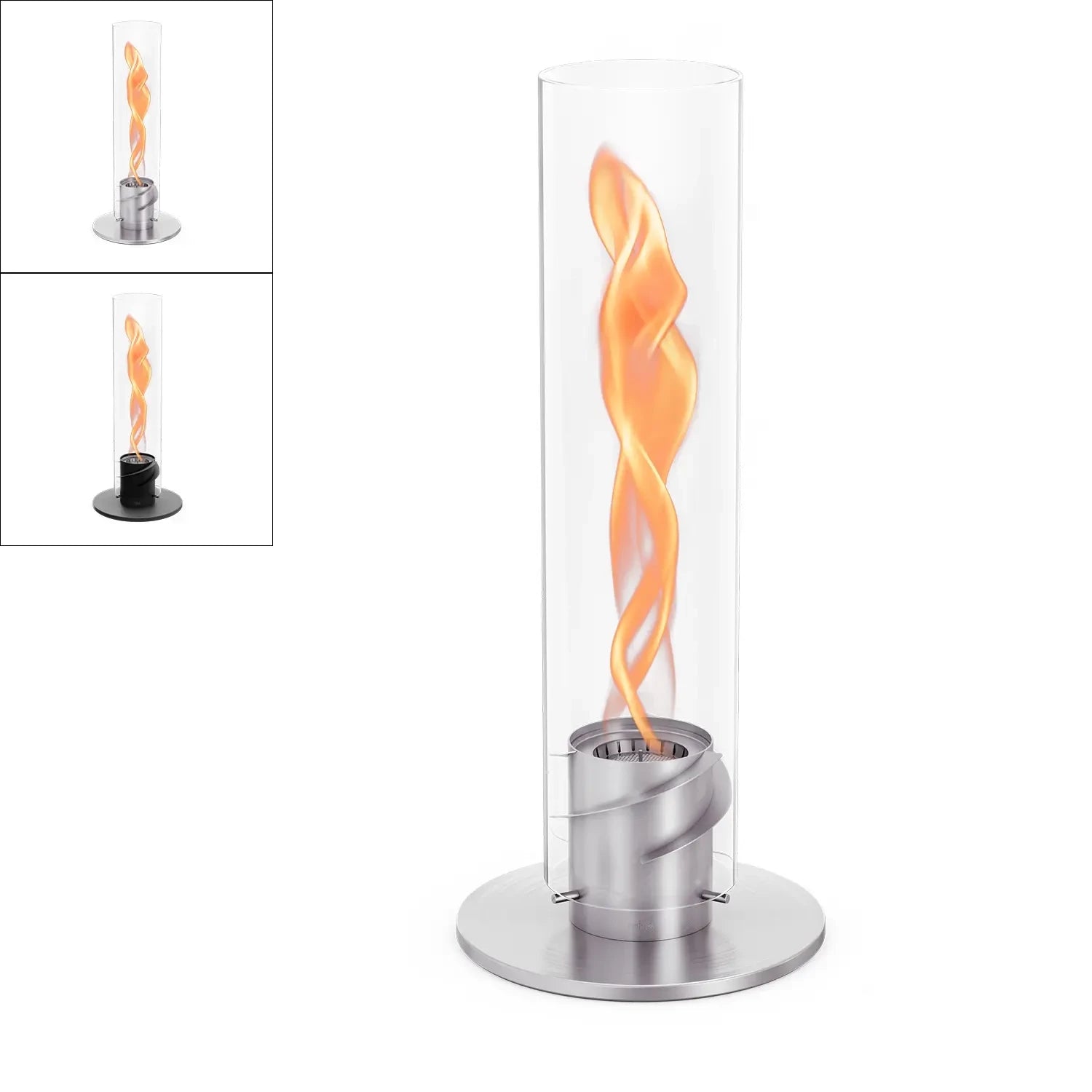 SPIN 1500 bioethanol lantern with tall flame effect