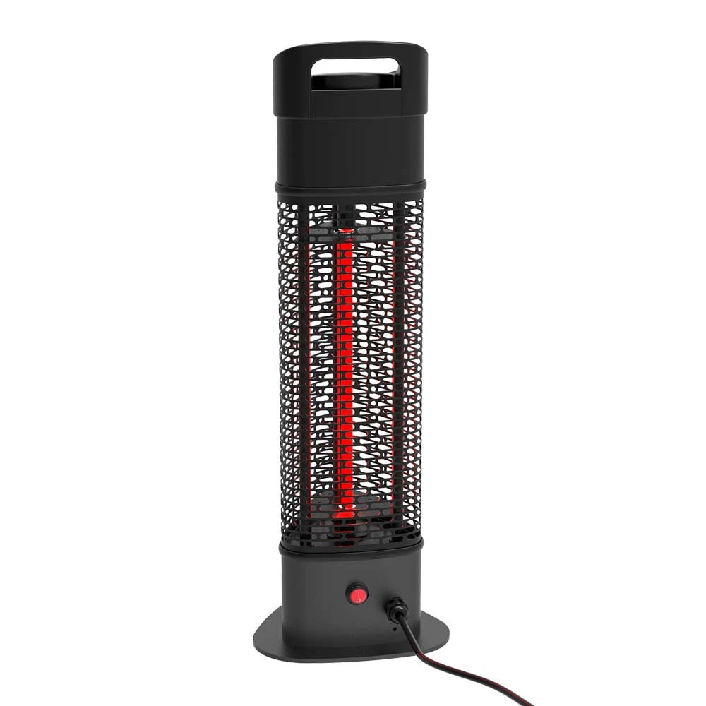 Calefactor de patio eléctrico bajo mesa 1200 W - Negro