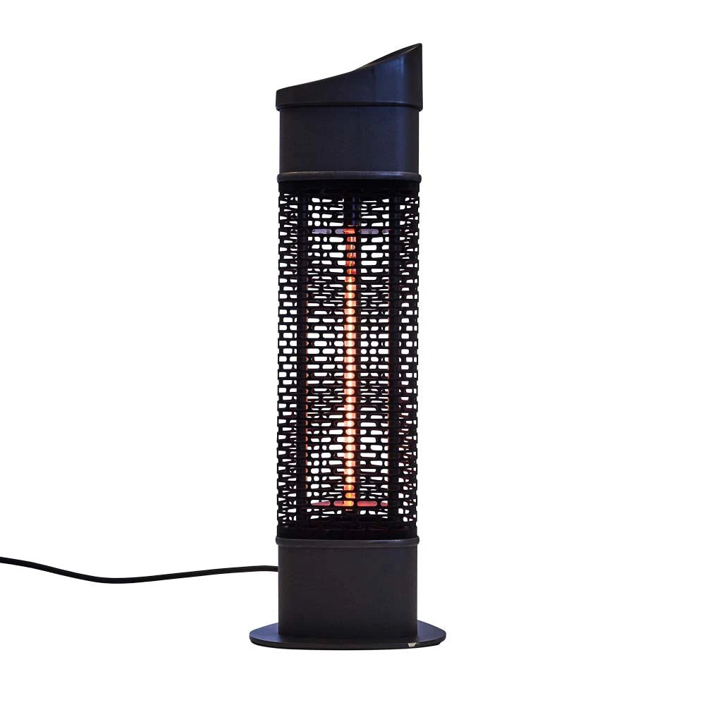 Calefactor de patio eléctrico bajo mesa 1200 W - Negro