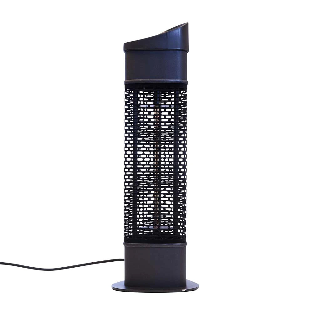 Calefactor de patio eléctrico bajo mesa 1200 W - Negro
