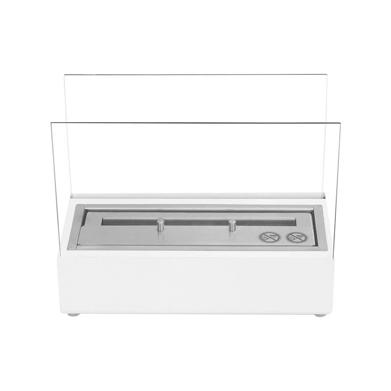 Chimenea de bioetanol blanco de mesa