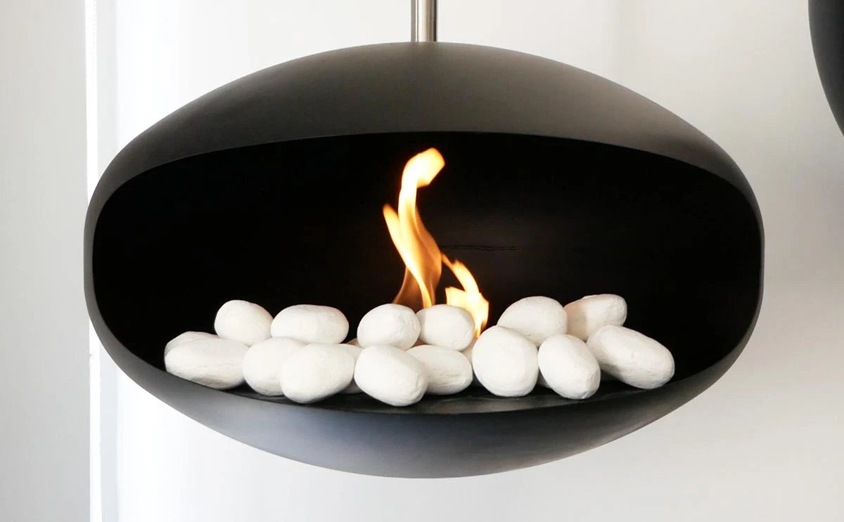Decorations pack for bio fireplace