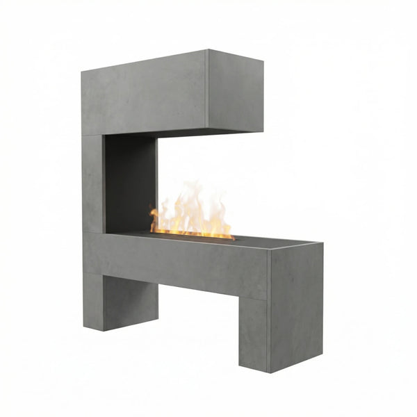 Chimenea híbrida Mozart – Gris