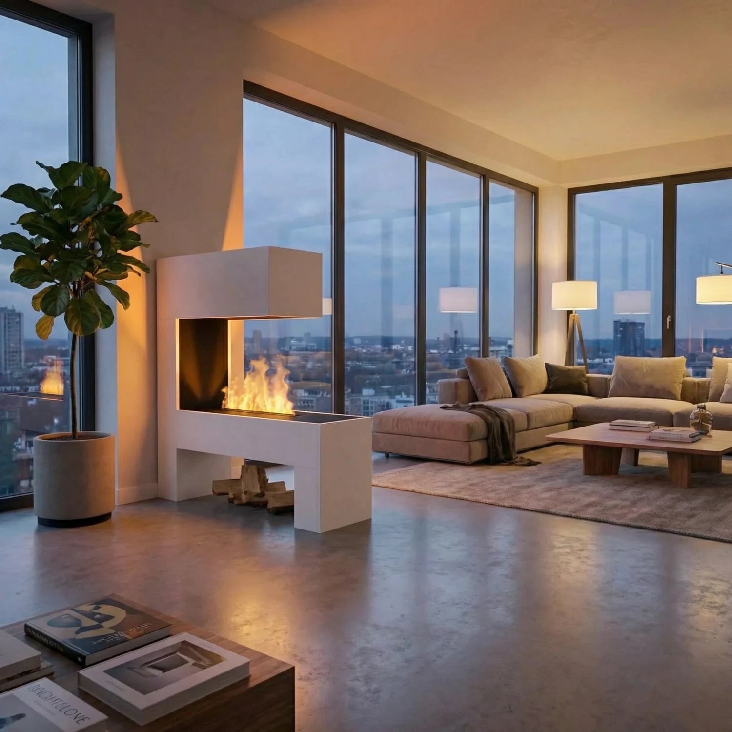 Chimenea Vapor de Agua Mozart