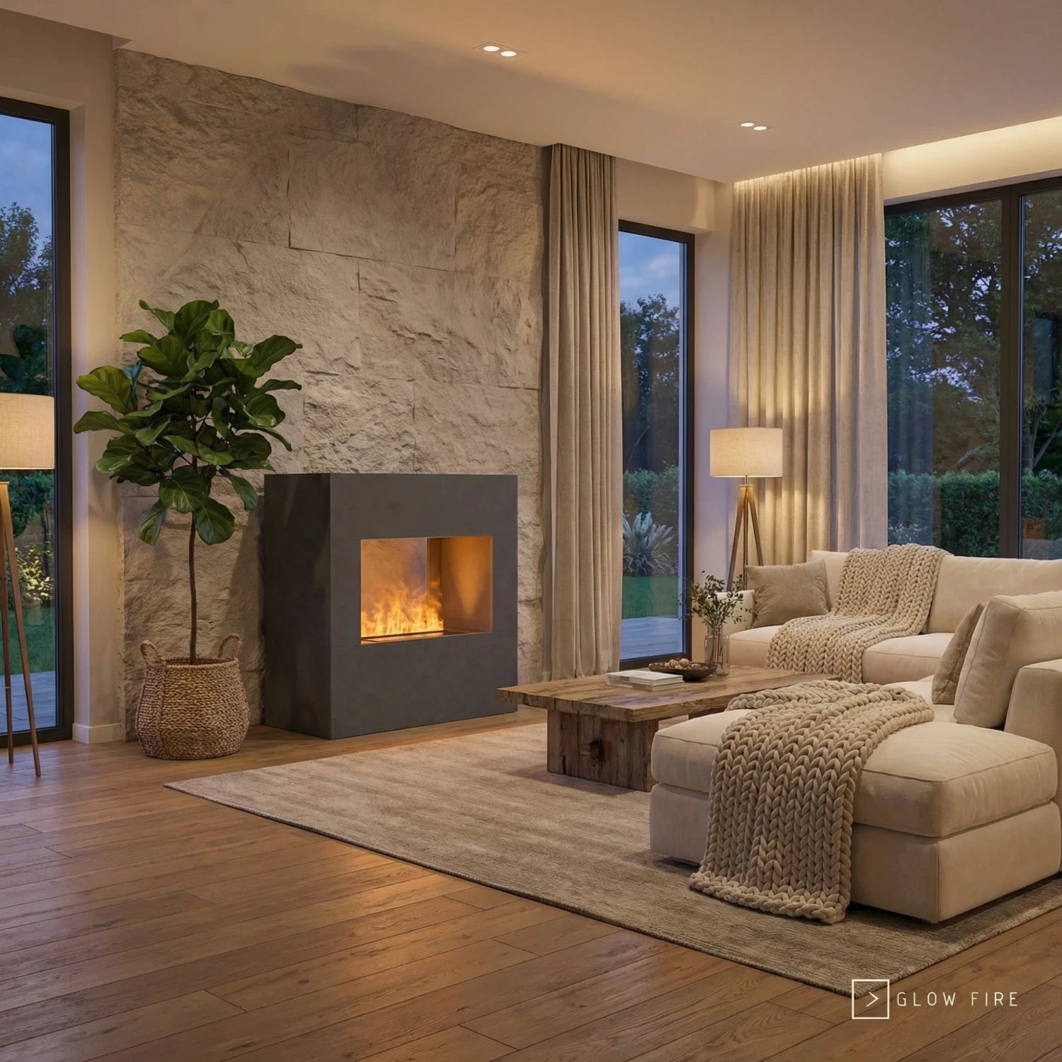 Chimenea híbrida Goethe – Gris