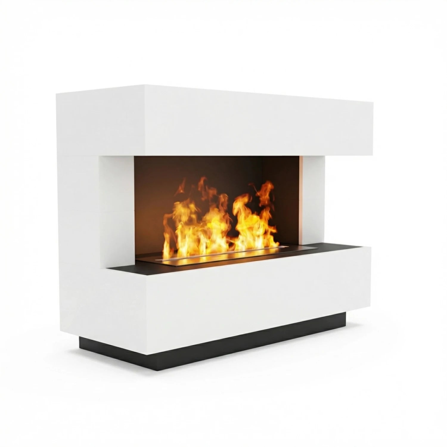 Chimenea híbrida Kant – Blanco