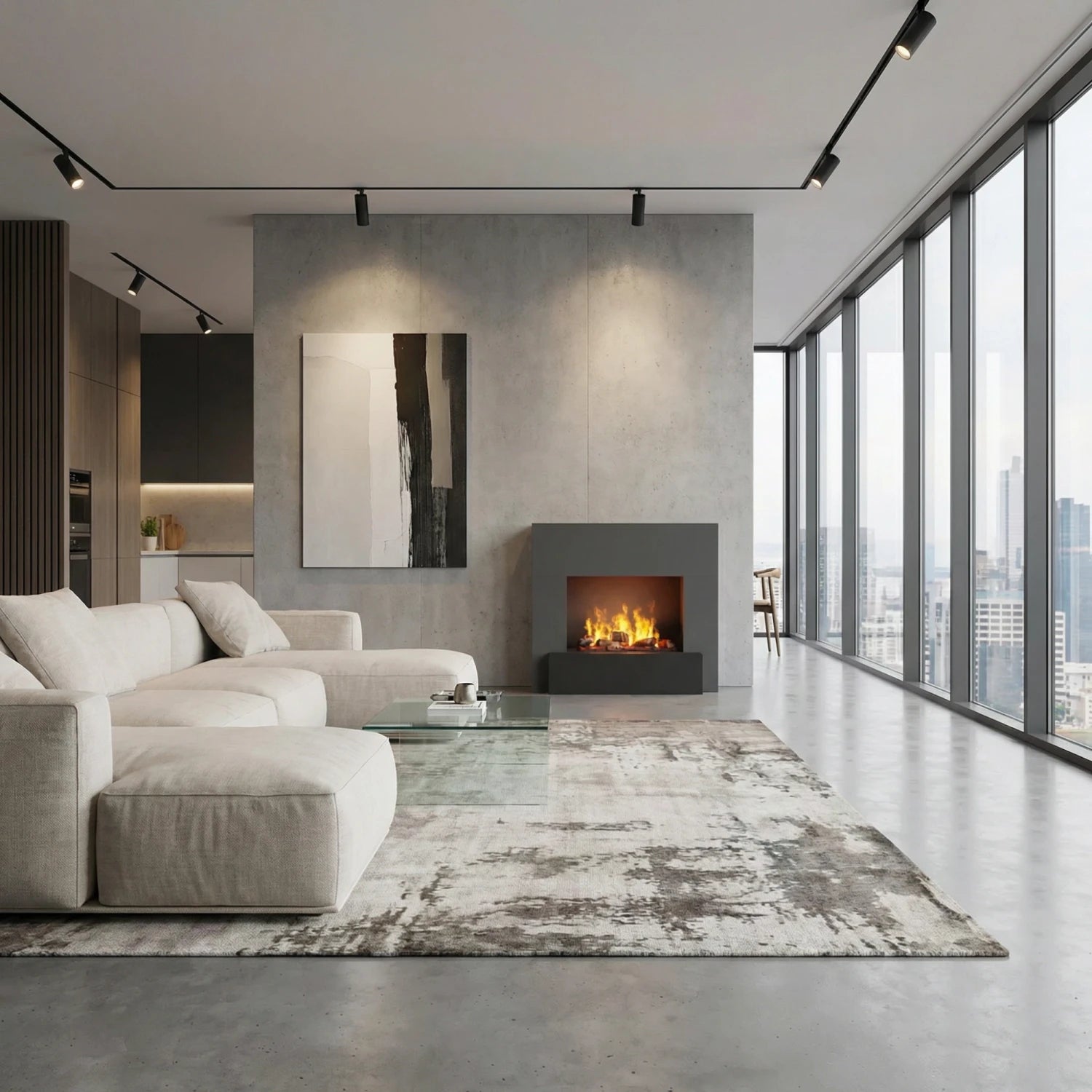 Chimenea híbrida Hauptmann – Gris