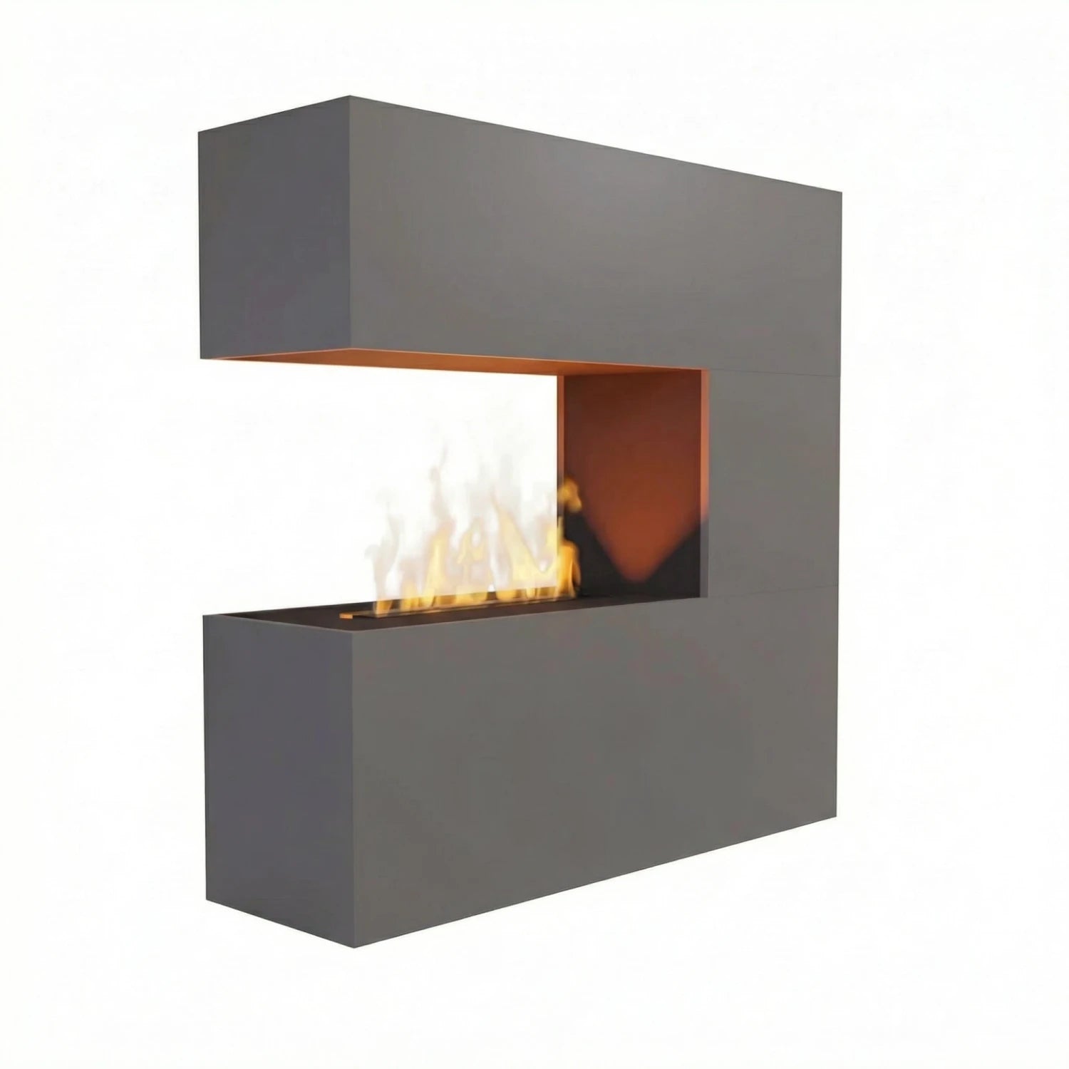 Chimenea híbrida Schiller – Gris