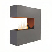 Chimenea híbrida Schiller – Gris