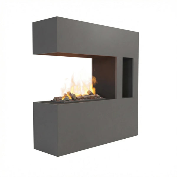 Chimenea híbrida Schiller Pocket – Gris