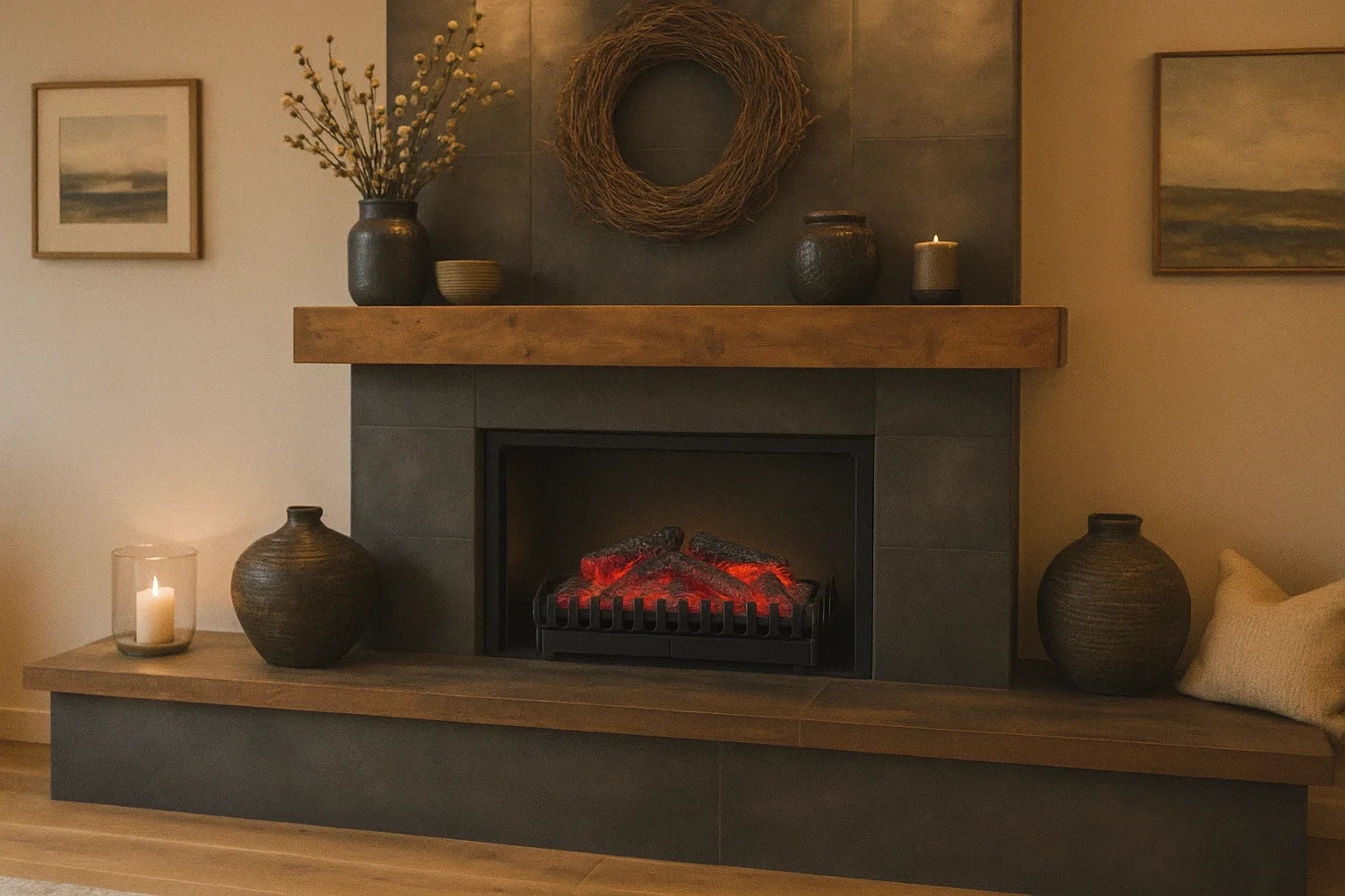 Inserto eléctrico para chimenea - Rugby