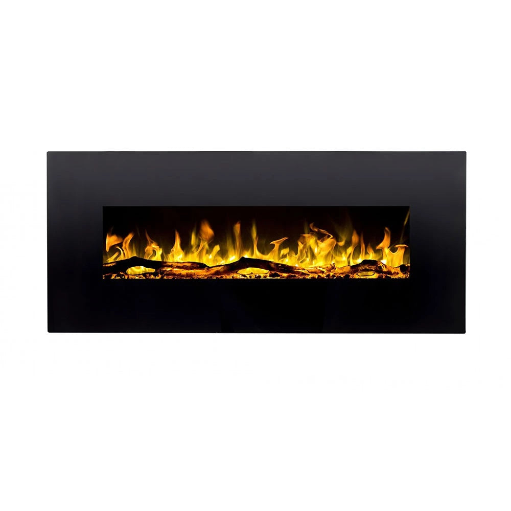 Avon negro chimenea electrica