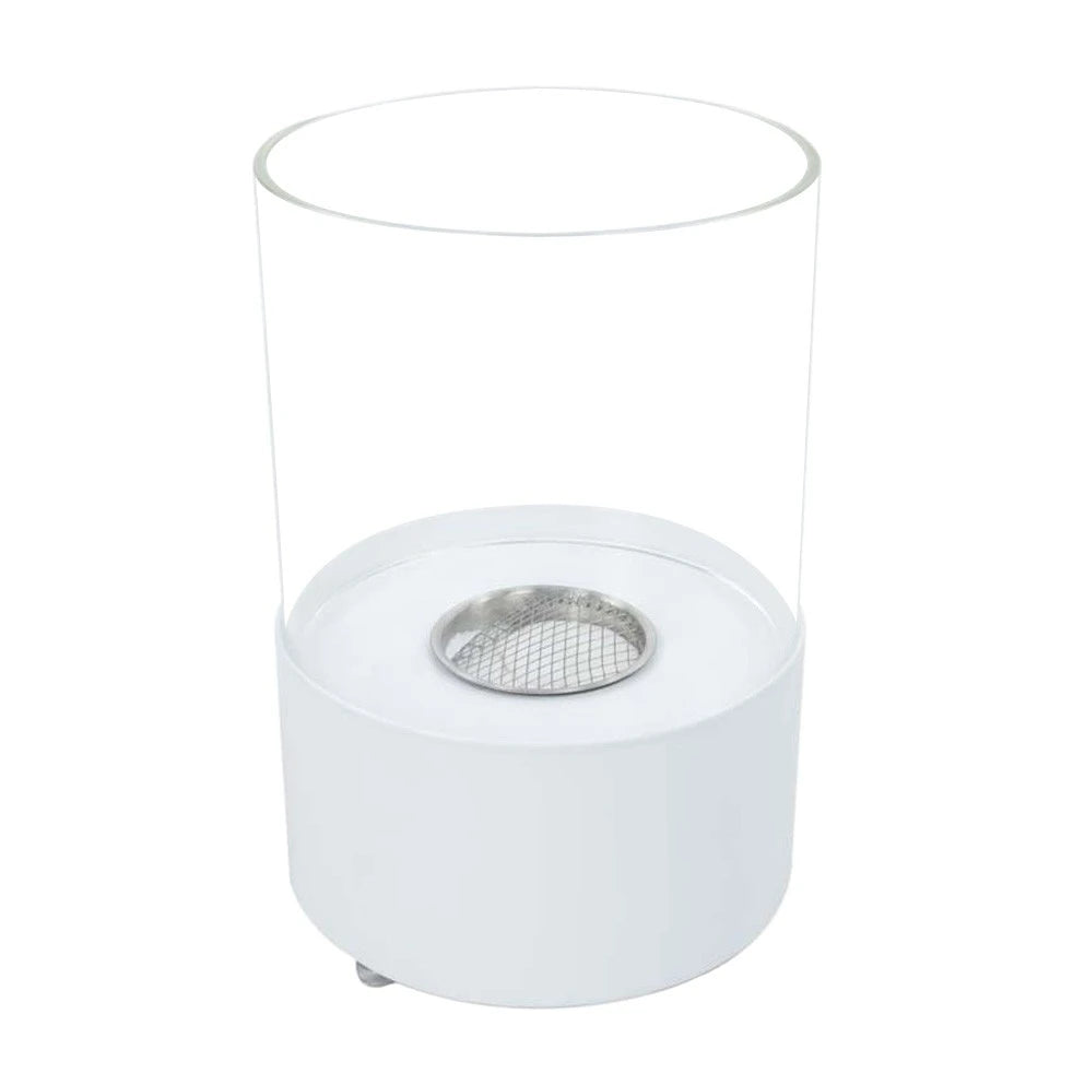 Chimenea de mesa redonda - Blanco
