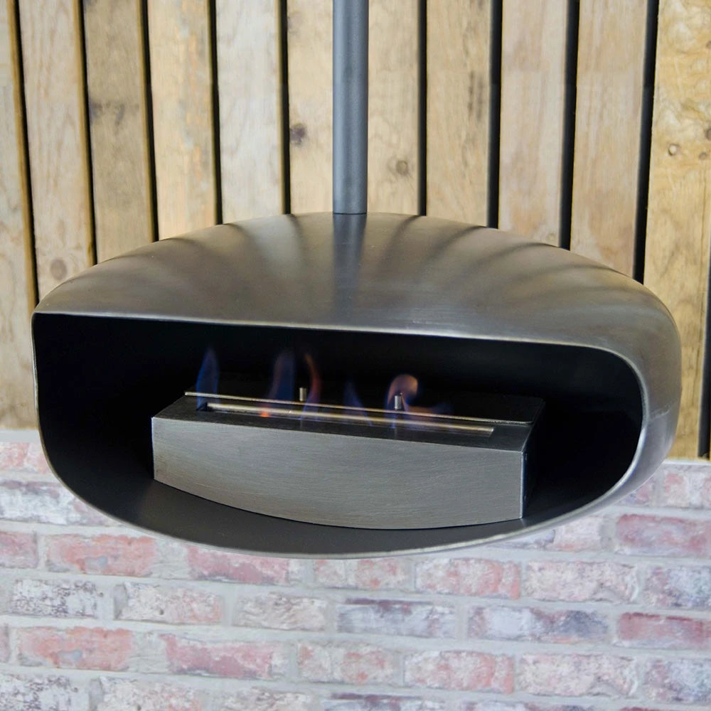 New York UFO-50 Hein & Haugaard ceiling-mounted bio fireplace