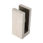 Soportes cuadrados para vidrio - acero