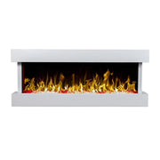Chimenea eléctrica de pared Norfolk - Blanca