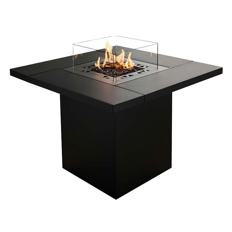 Planika Square Table outdoor gas fireplace for LPG gas cylinders
