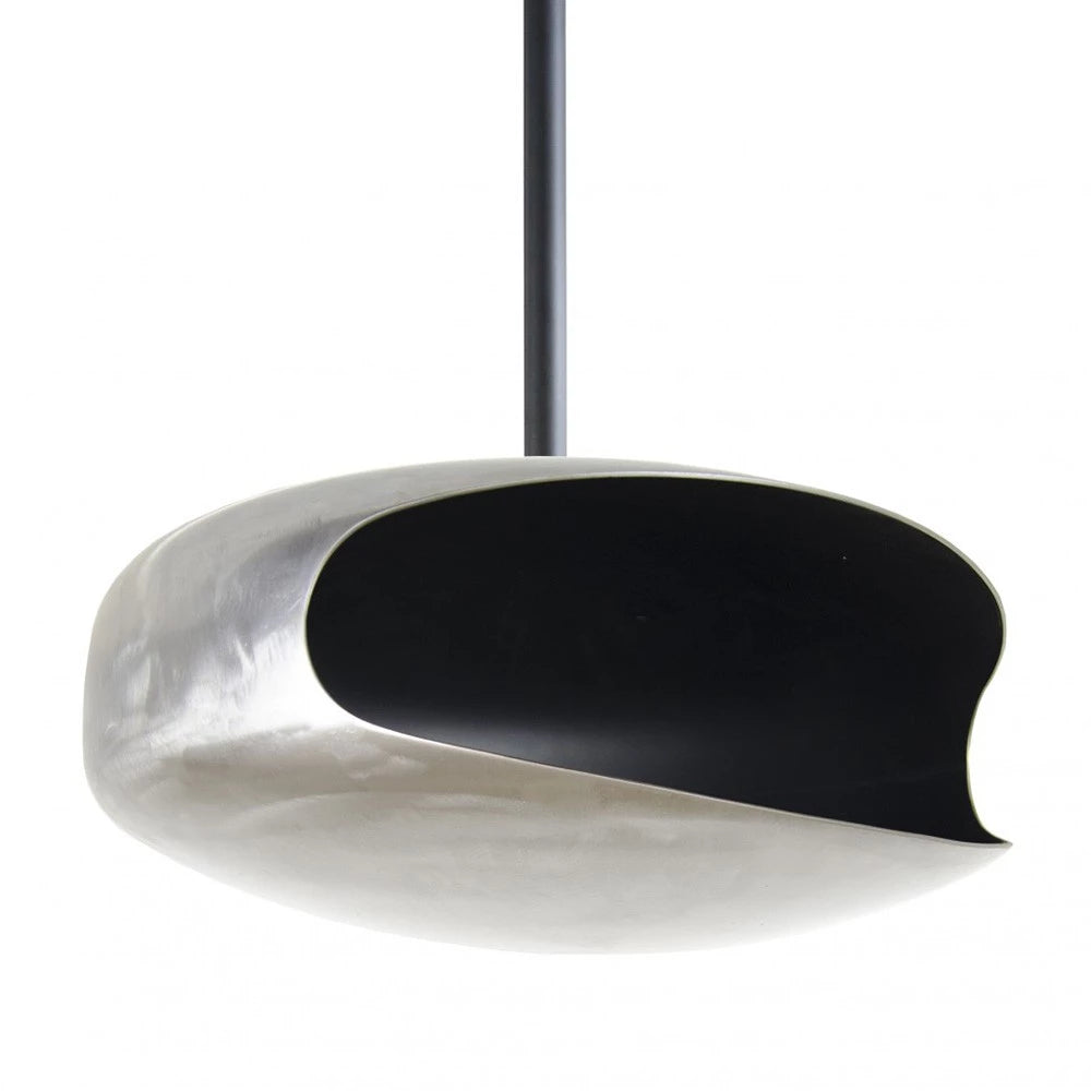 Hein and Haugaard UFO-60 Round-beamed, high-flame bio fireplace in steel