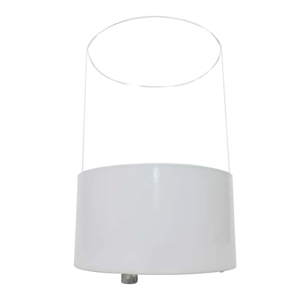 Chimenea de mesa redonda - Blanco