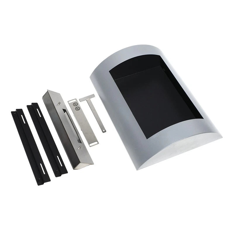 Ocean - Chimenea de bioetanol de pared en acero