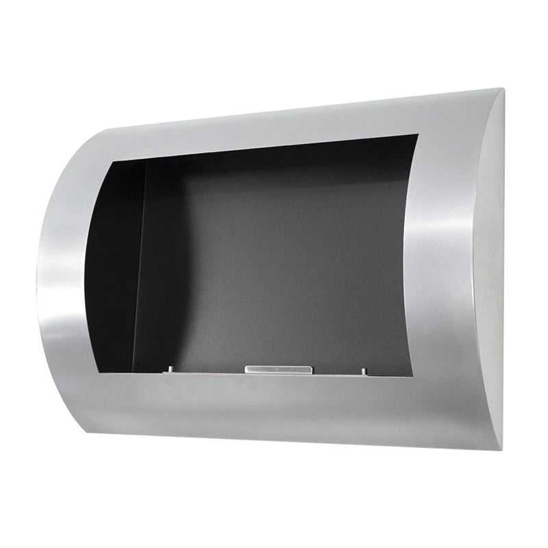 Ocean - Chimenea de bioetanol de pared en acero