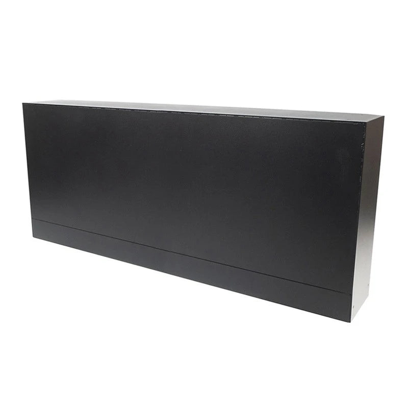 Chimenea de bioetanol empotrada negro 140 cm