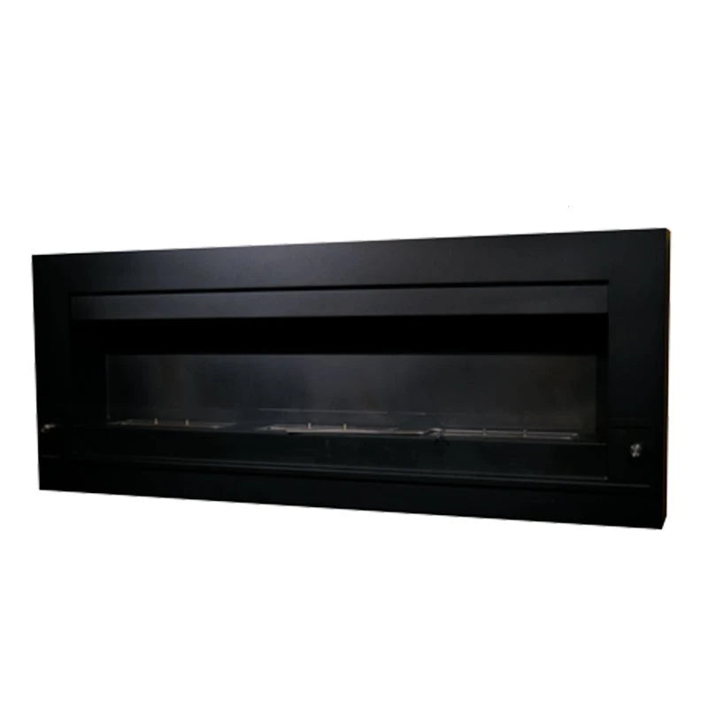 Gran Bio-chimenea de pared en negro
