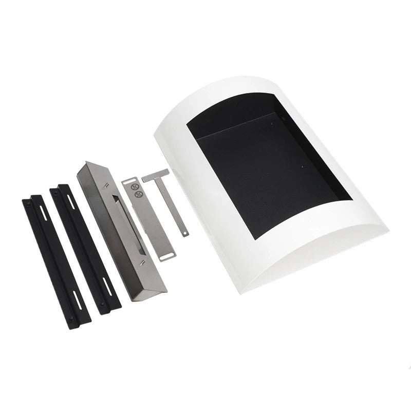 Ocean - Chimenea de bioetanol Blanca de pared
