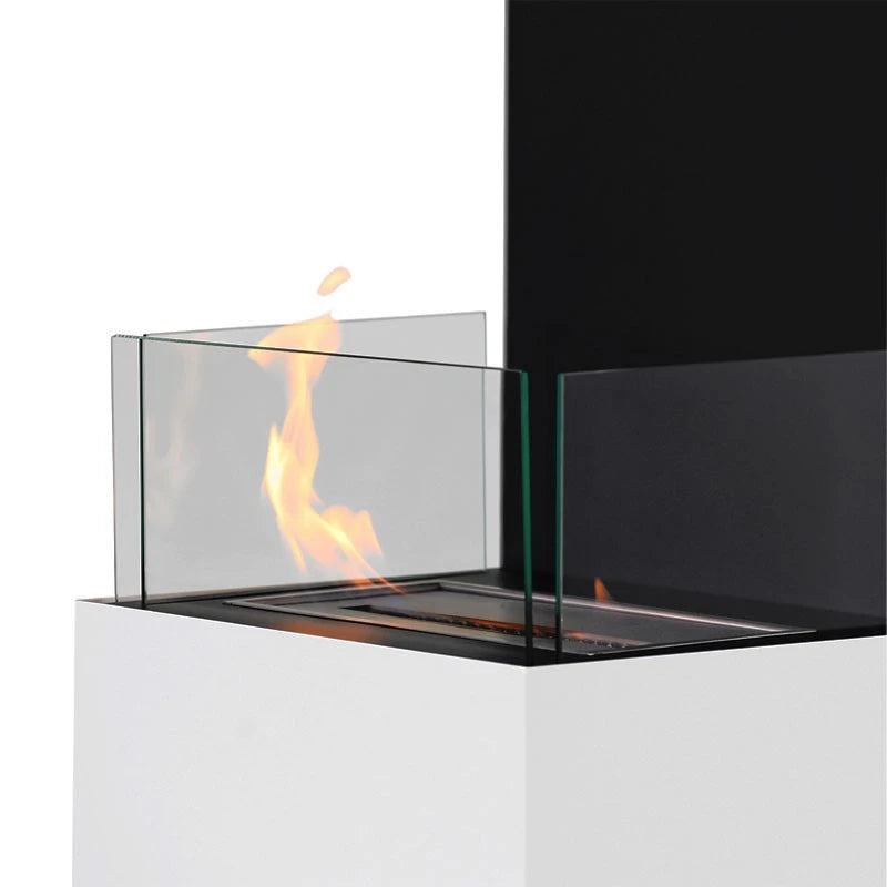 Chimenea de bioetanol independiente - Blanco