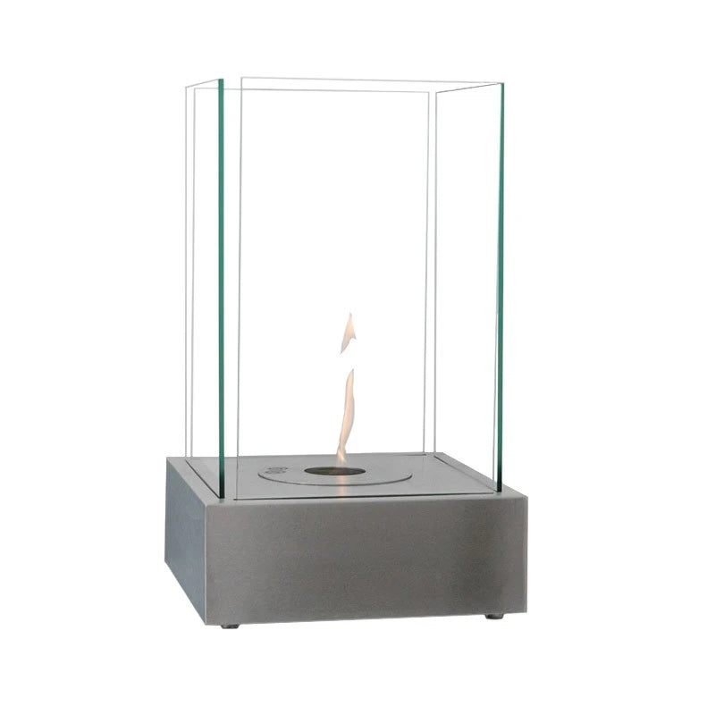 Chimenea de bioetanol Hydro con base de acero