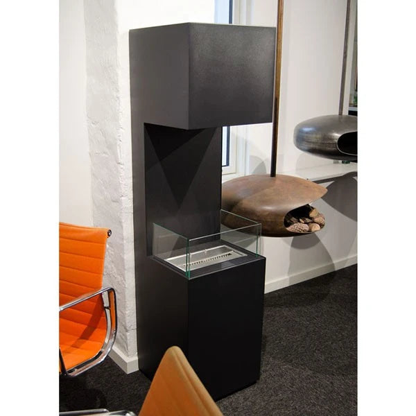 Chimenea abierta de bioetanol - negro