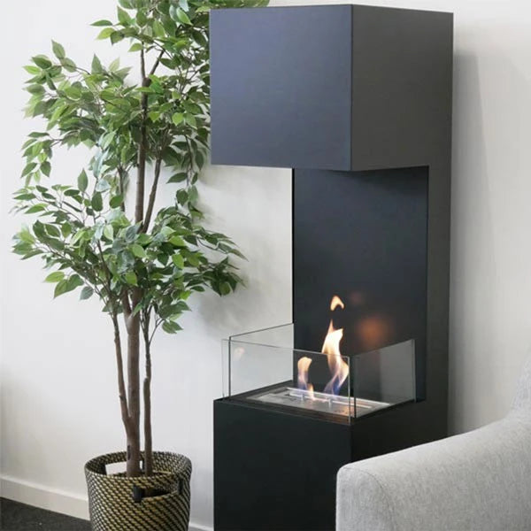 Chimenea abierta de bioetanol - negro