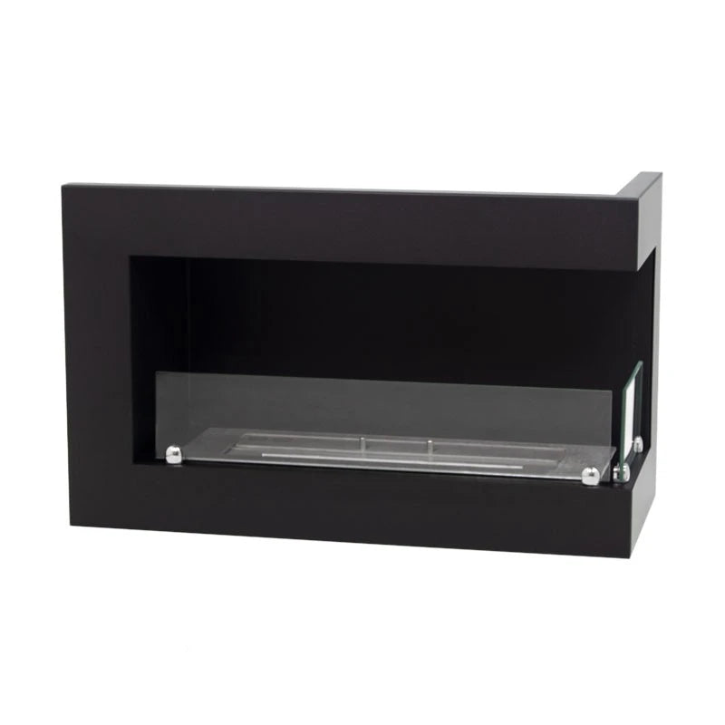 Right-facing Corner Bio Fireplace For Installation 65 cm