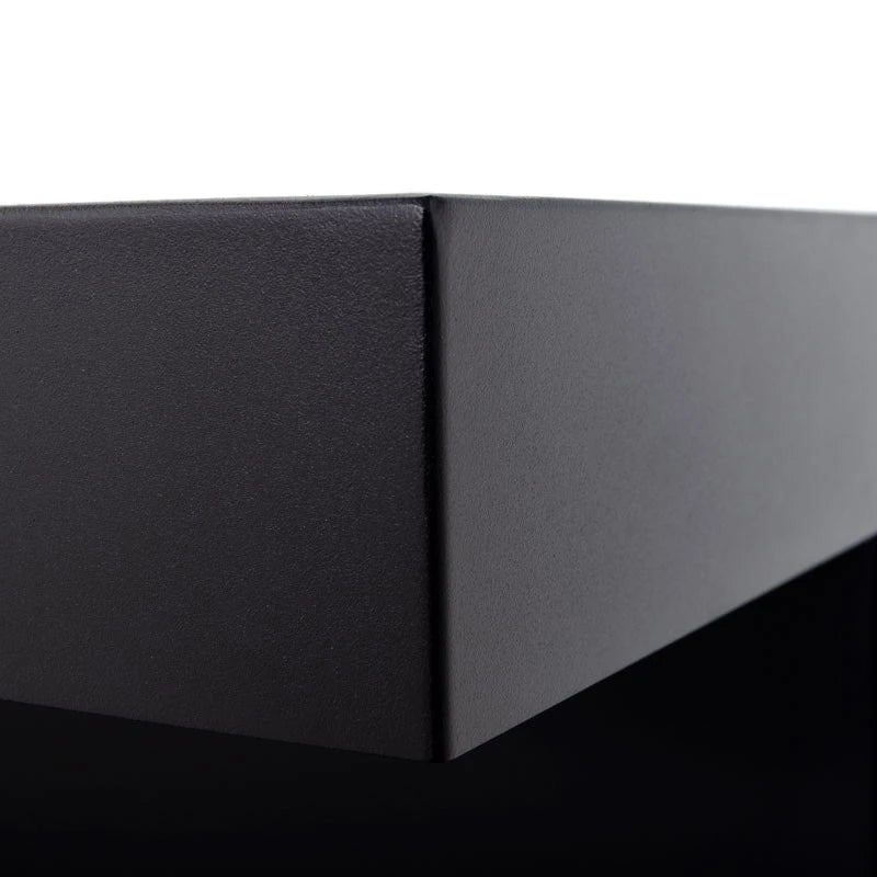 Right-facing Corner Bio Fireplace For Installation 65 cm