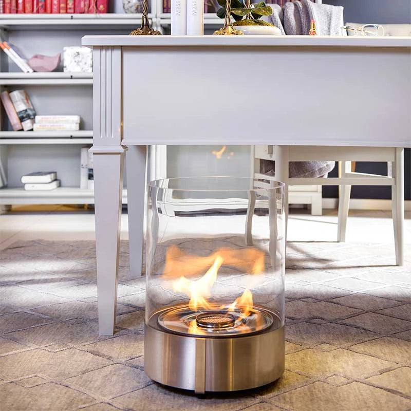 chimenea de bioetanol de acero sencilla