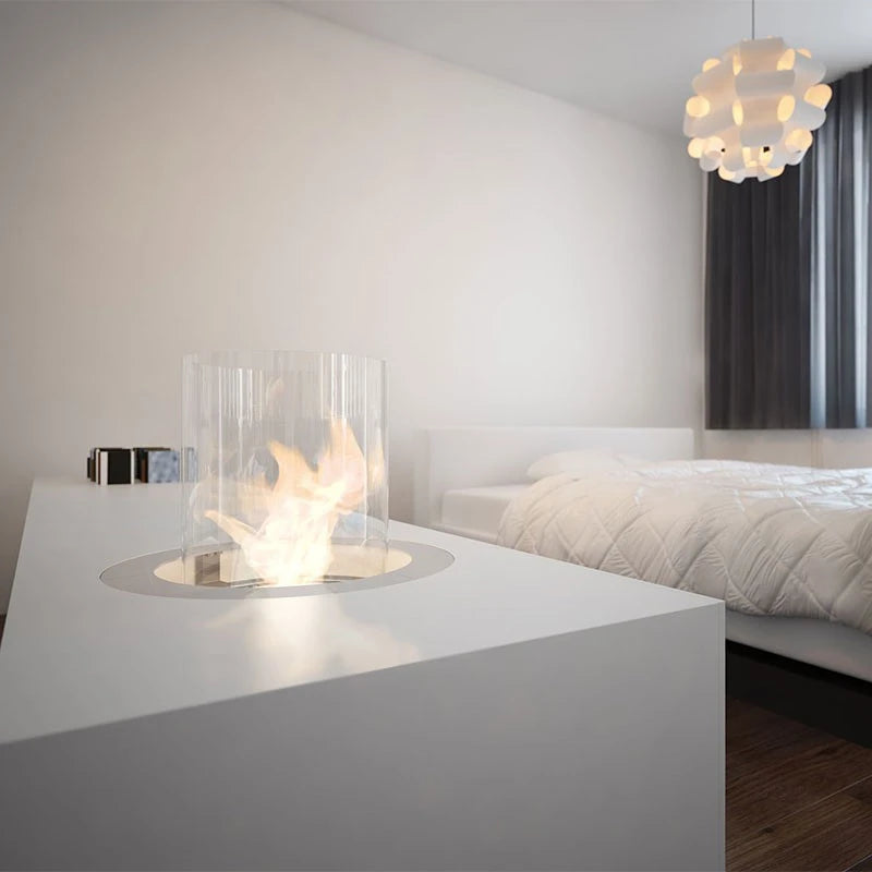 Modern bioethanol insert made in stainless stee