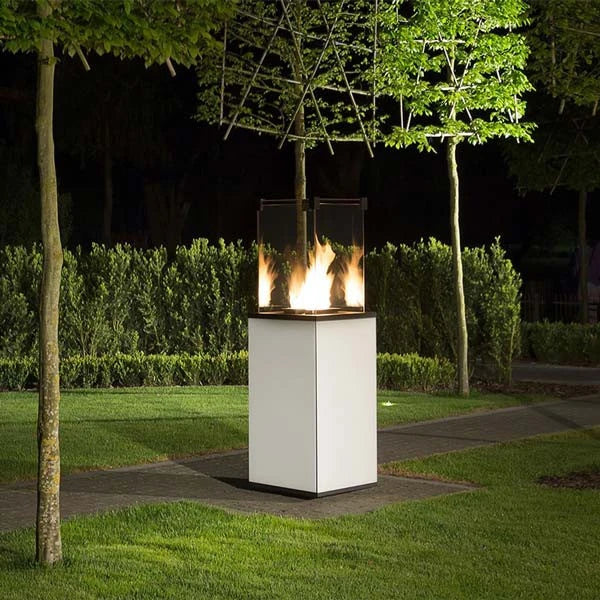 Calefactor de gas exterior control remoto - blanco