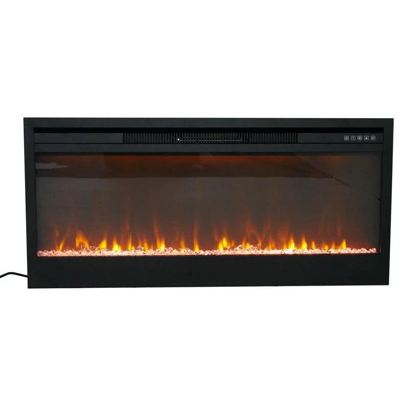 Electric built-in fireplace of 110 cm